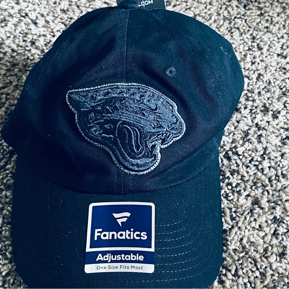 Black on Black Jacksonville Jaguar Hat 🧢